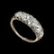 MM8803r Victorian gold five stone ring 1880c - image 1