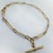 Antique Trombone Link 15ct Gold Albert Chain. CHIQUE to ANTIQUE Stand 375 - image 2