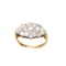 Antique Diamond Cluster Gold Ring - image 4