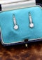 Diamond drop earrings Circa 1930 - image 1