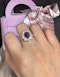 1.30ct Purple Ruby & Diamond Ring - image 3