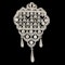 MM8741b Edwardian fine platinum moving diamond brooch 1910c - image 1
