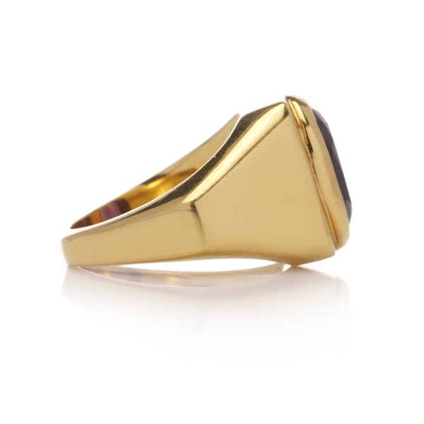 Bvlgari 22kt. gold amethyst ring - image 4