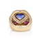 Adler 18kt Gold Sapphire Ruby And Diamond Ring. - image 7