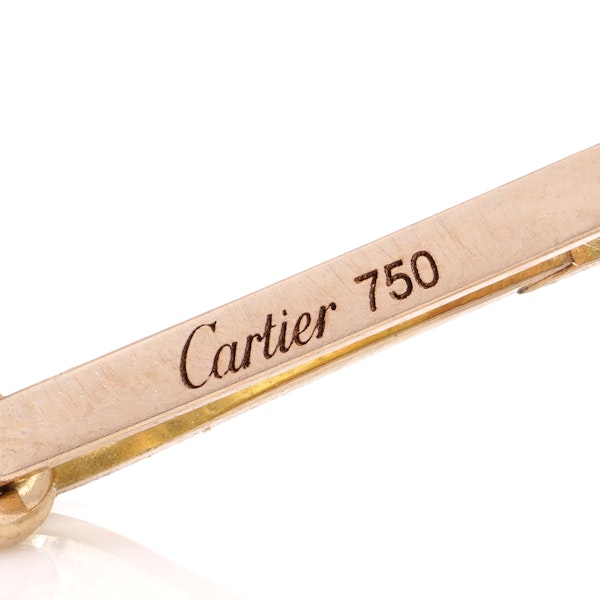 Cartier Rock Crystal and Blue Sapphire cufflinks - image 6