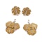 Frederico Buccellati 18KT Gold Leaf Earrings with diamonds - image 12