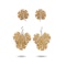 Frederico Buccellati 18KT Gold Leaf Earrings with diamonds - image 13