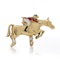 Jacques Lacloche 18kt. gold and enamel  jockey and horse brooch - image 2