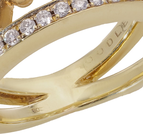Boodles & Dunthorne diamond band ring - image 9