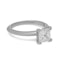Tiffany & Co. Platinum ring with 1.19 cts. Princess-cut diamond - image 3