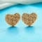 Tiffany & Co.18kt gold woven heart design pair of clip-on earrings - image 7