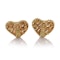 Tiffany & Co.18kt gold woven heart design pair of clip-on earrings - image 5