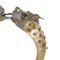 Larry 14kt.gold two dragon head bangle - image 5