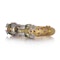 Larry 14kt.gold two dragon head bangle - image 3