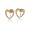 Tiffany & Co.14kt. gold open-heart earrings - image 2