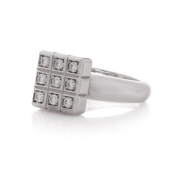 Chopard 18kt white gold ring from the Ice Cube collection - image 2