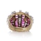 Kutchinsky 18kt. gold ruby and diamond ring - image 6