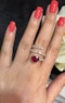 Ruby Stacked Spiral Heart Ring - image 5