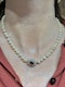 Pearl Necklace with 9ct Garnet Clasp - image 3
