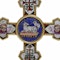 22kt. Micro Mosaic cross with Religious Christianity motifs - image 3