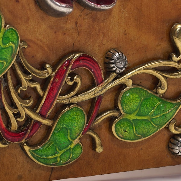 Faberge Late 19th century decorative burl wood box - image 5