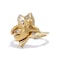 Carrera y Carrera 18kt. gold sculpted figure star ring - image 4