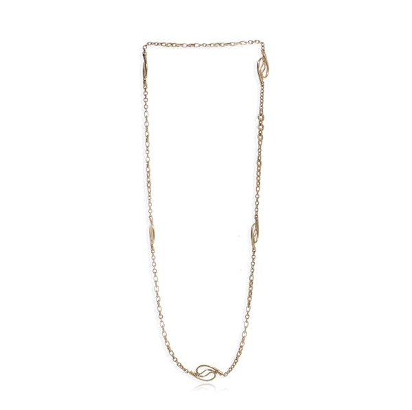 Hermés 18kt yellow gold long chain necklace - image 12