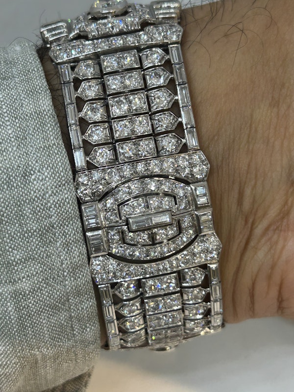 Beautiful and rare 1950,s French diamond bracelet at Deco&Vintage Ltd - image 7