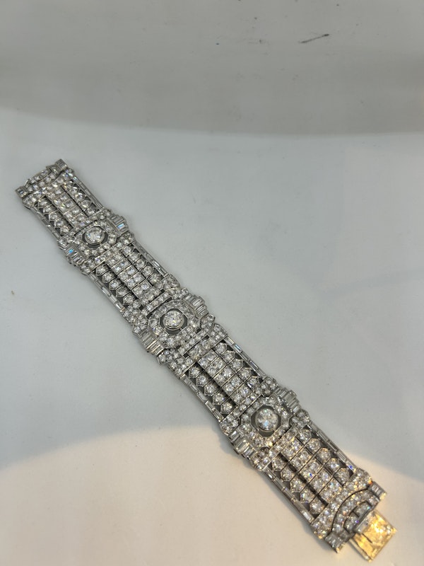 Beautiful and rare 1950,s French diamond bracelet at Deco&Vintage Ltd - image 2