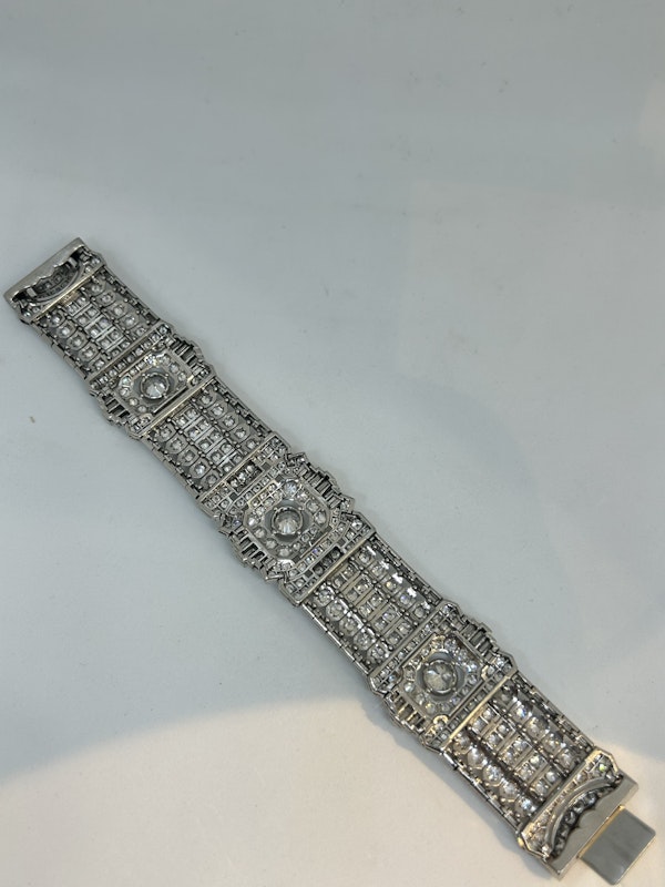 Beautiful and rare 1950,s French diamond bracelet at Deco&Vintage Ltd - image 5