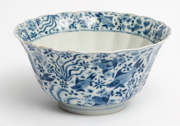 Chinese blue and white bowl, Kangxi (1662-1722) - image 1