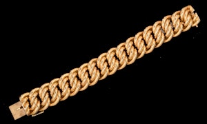 Super gold 18ct stunning 1960c bracelet