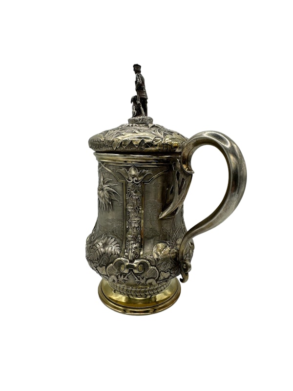 Russian silver tankard, Moscow, 1866 by Pavel Ovchinnikov. - image 4