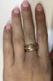 18ct Three Coloured Russian Wedding Ring - image 4