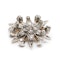 Antique Diamond and Silver Upon Gold Six Point Star Brooch, With Rays, Circa 1890, 1.50 Carats - image 2