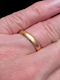 4mm 18ct gold Court shaped wedding band SKU: 7465 DBGEMS - image 4