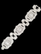 Wide Antique art deco diamond bracelet SKU: 7462 DBGEMS - image 5