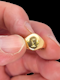Ladies 14ct gold signet ring SKU: 7452 DBGEMS - image 2