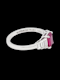 Burmese Ruby and baguette diamond ring SKU: 7428 DBGEMS - image 2