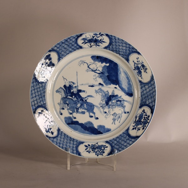 Chinese blue and white plate, Kangxi (1662-1722) - image 1