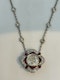 Lovely 2.01ct Art Deco Diamond Ruby Platinum pendant at Deco&Vintage Ltd - image 2