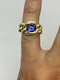 Chanel18k lolite chain link ring at Deco&Vintage,stand 324 - image 3