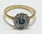 Edwardian Sapphire and Diamond Engagement Ring - image 2