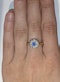 Edwardian Sapphire and Diamond Engagement Ring - image 4