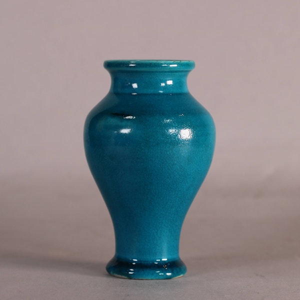 Chinese turquoise-glazed vase, Kangxi (1662-1722) - image 1