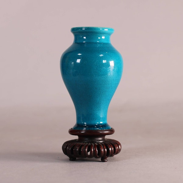 Chinese turquoise-glazed vase, Kangxi (1662-1722) - image 3