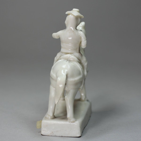 Chinese blanc-de-chine small equestrian figure, early Kangxi (1662-1722) - image 4