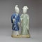 Fine Chinese biscuit group of a couple, Qianlong (1736-1795) - image 1