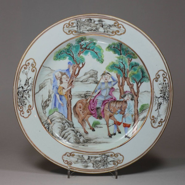 Chinese famille-rose plate, Qianlong (1736-1795), circa 1750 - image 1