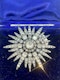 Beautiful Gergian Diamond Star pendant/Brooch,Deco&Vintage,stand324 - image 3